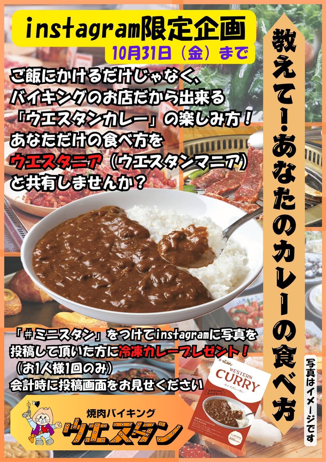 チラシ:教えて!あなたのカレーの食べ方キャンペーン